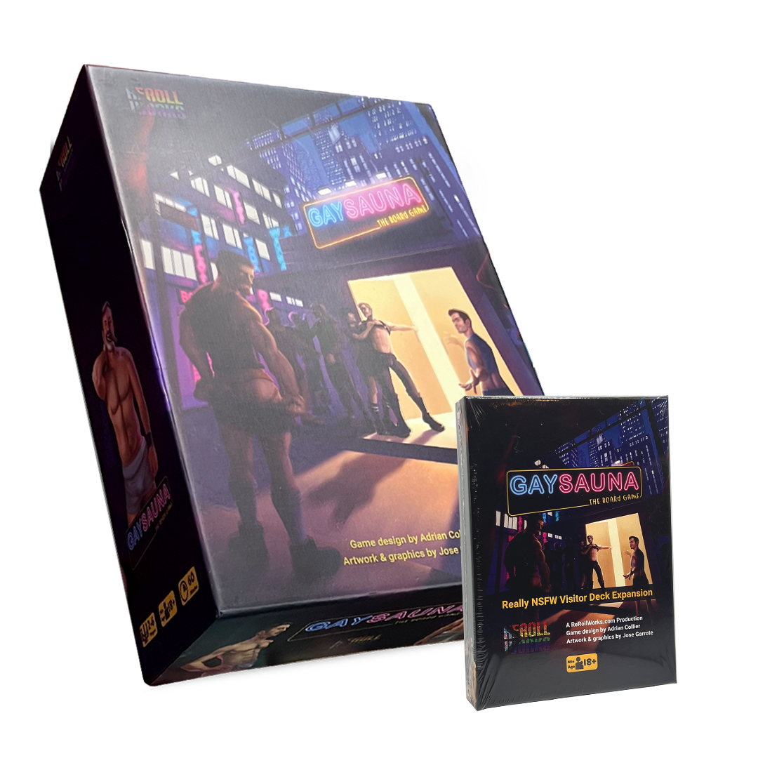 Gay Sauna The Board Game NSFW Bundle Edition - English - RRW061