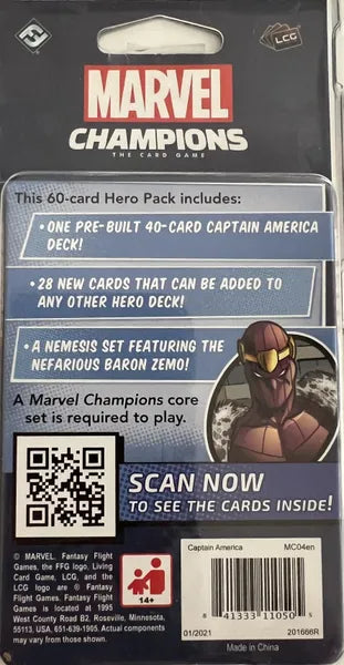 Marvel Champions Captain America Hero Pack - English - 190412N