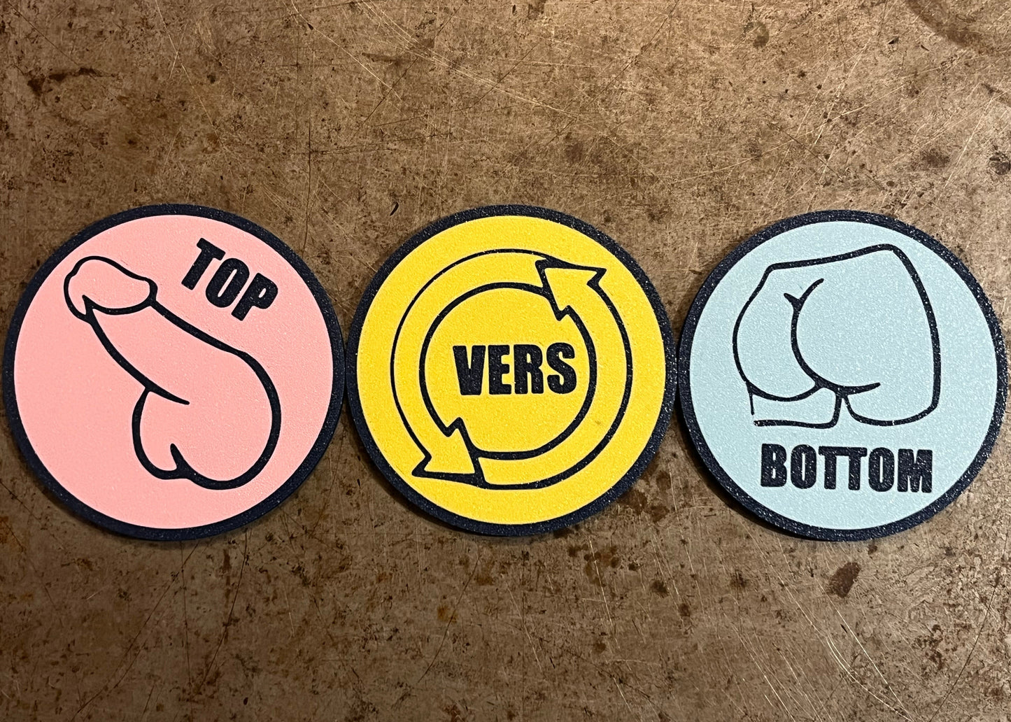 Coaster Set: Gay Sauna Roles