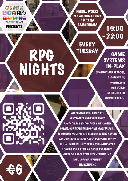 Queer Tabletop RPG Tuesday Nights