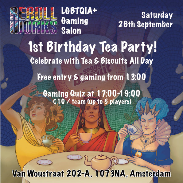 ReRoll Works Shop 1st Birthday Celebration