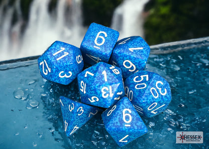Speckled Water Polyhedral 7-Dice Set - CHX25306