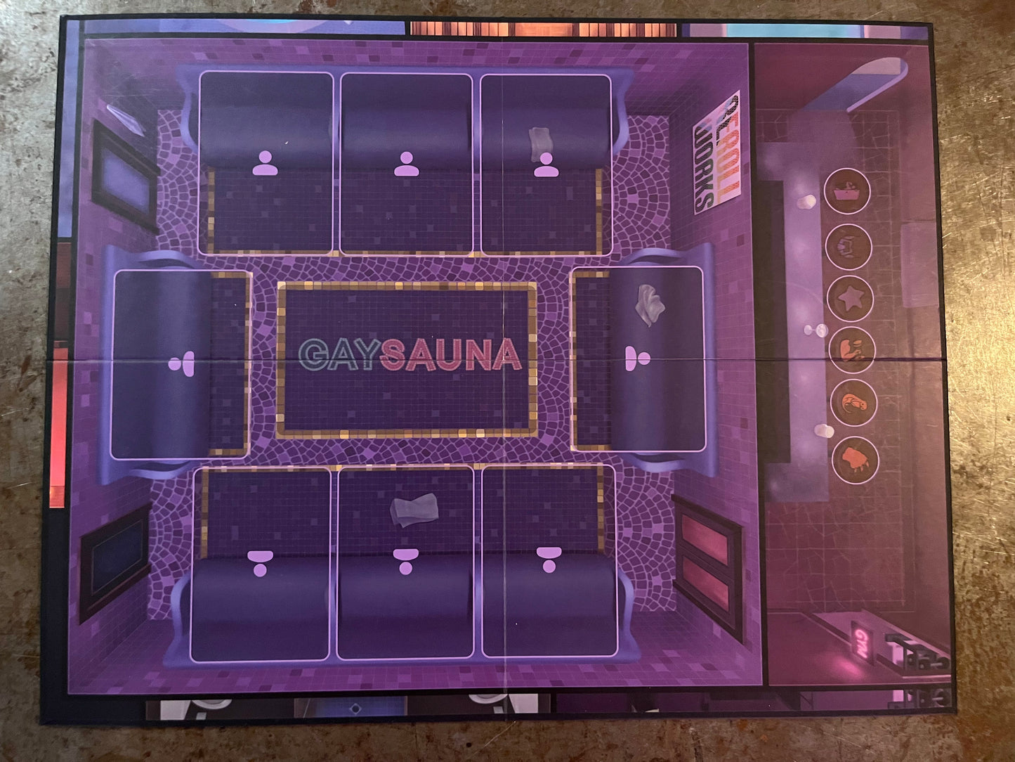 Gay Sauna The Board Game v2 - English - RRW010