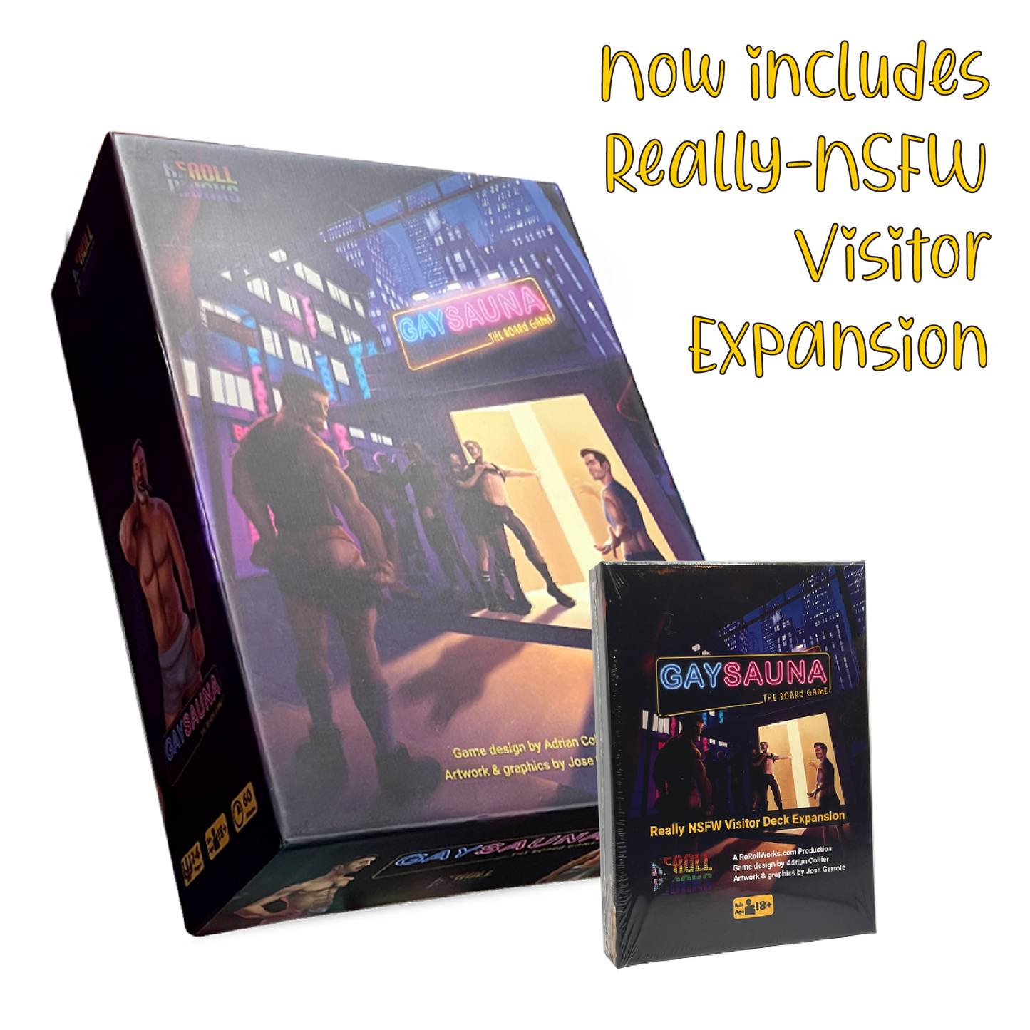 Gay Sauna The Board Game NSFW Bundle Edition - English - RRW061