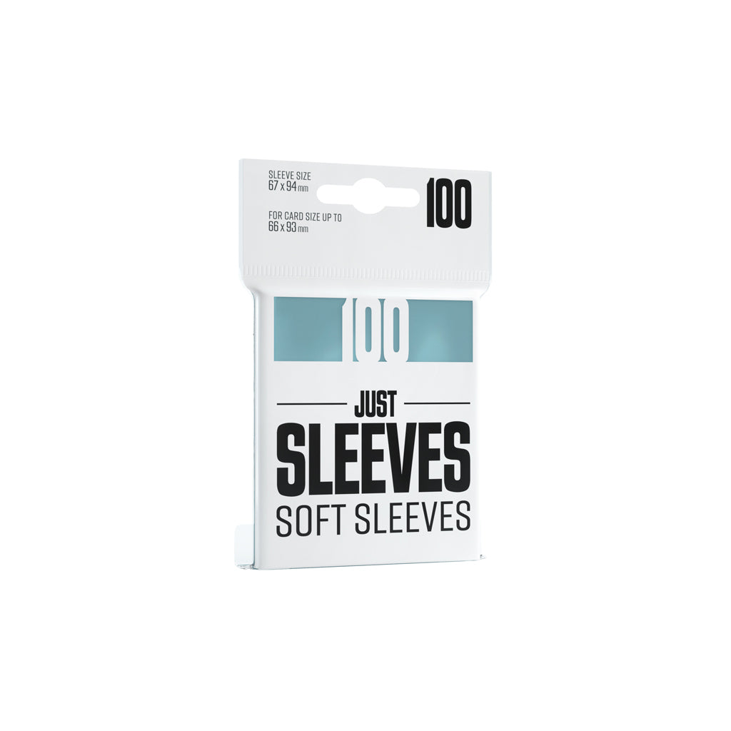 Just Sleeves - 100 Soft Card Sleeves for 66x93mm Cards - GGX10001