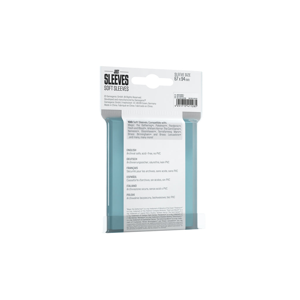 Just Sleeves - 100 Soft Card Sleeves for 66x93mm Cards - GGX10001