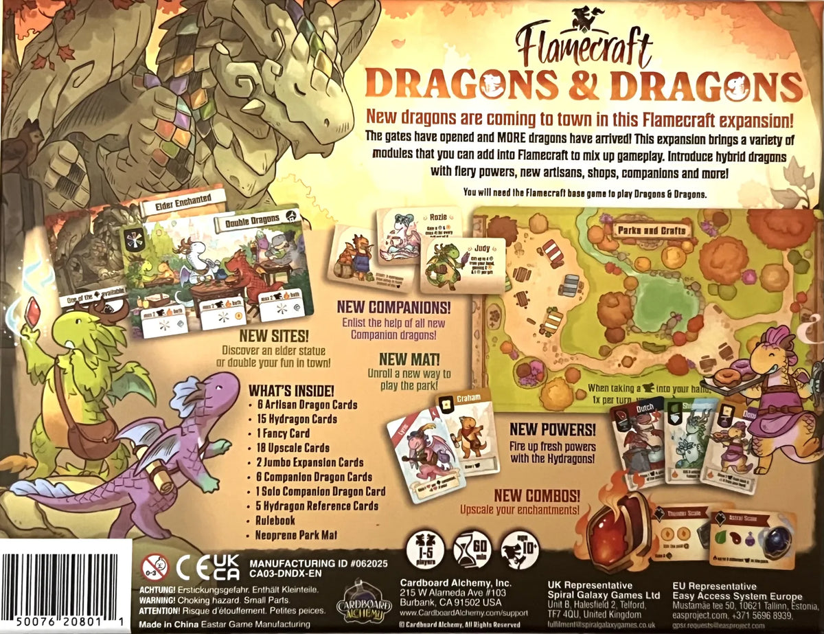 Flamecraft: Dragons and Dragons - English - CA03-DNDX-EN