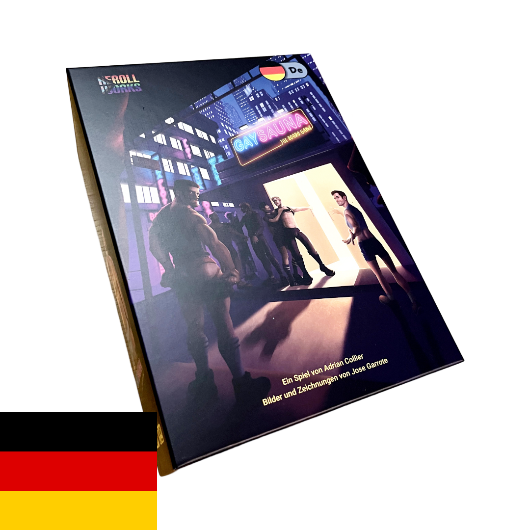 Gay Sauna The Board Game v2 - German - RRW011